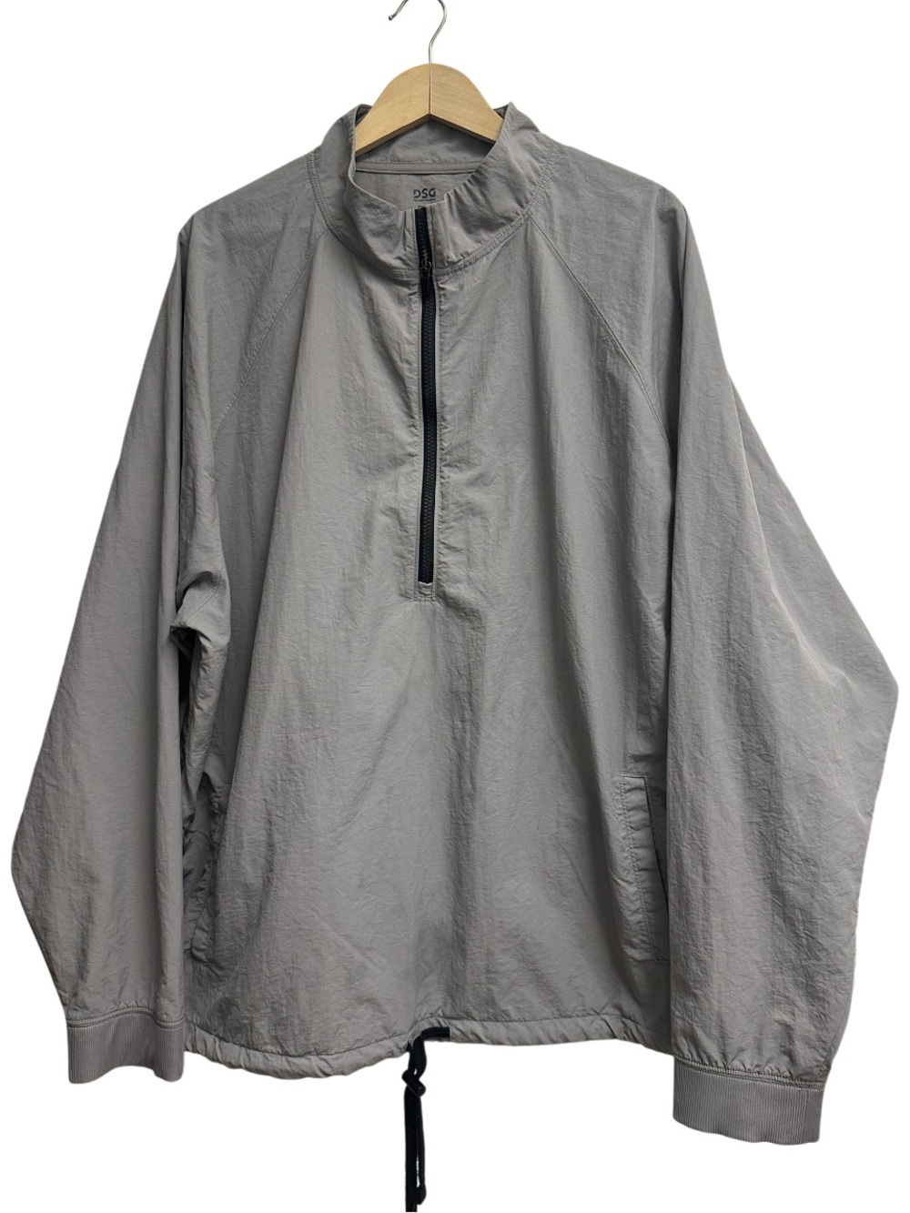 DSG | Gray Lightweight Quarter Zip Windbreaker Pullover Jacket | 2XL - Picture 3 of 9